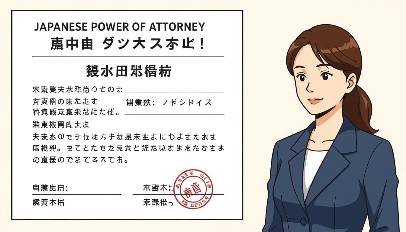 委任状の書き方：英語・日本語テンプレート