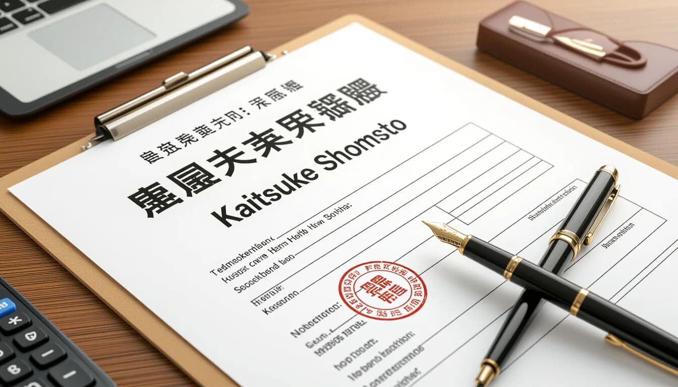 物件購入申込書（買付証明書）の書き方