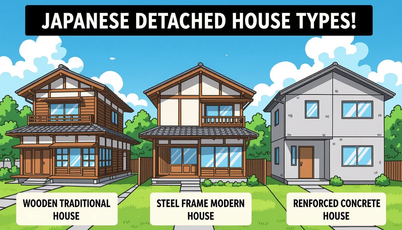 日本の一戸建ての種類：木造・鉄骨・RC