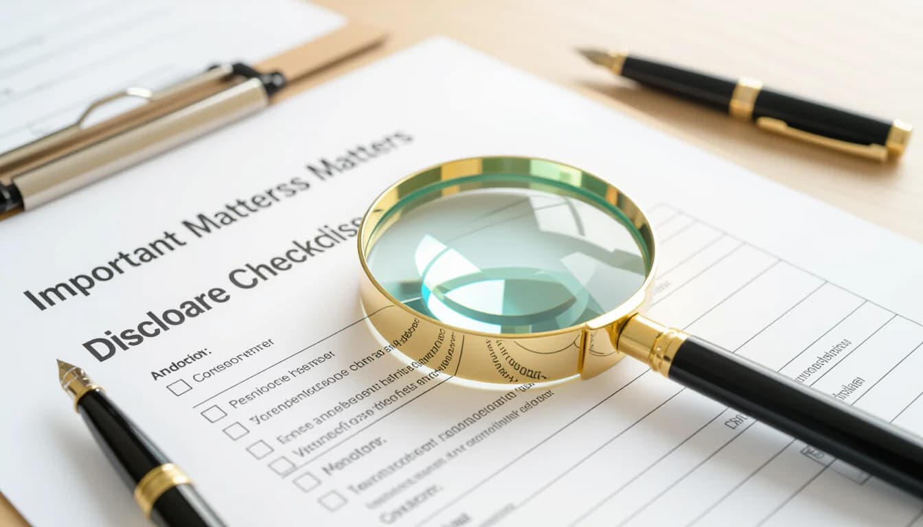 重要事項説明書の完全チェックリスト