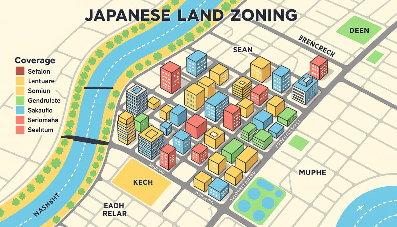 土地の用途地域と建ぺい率・容積率