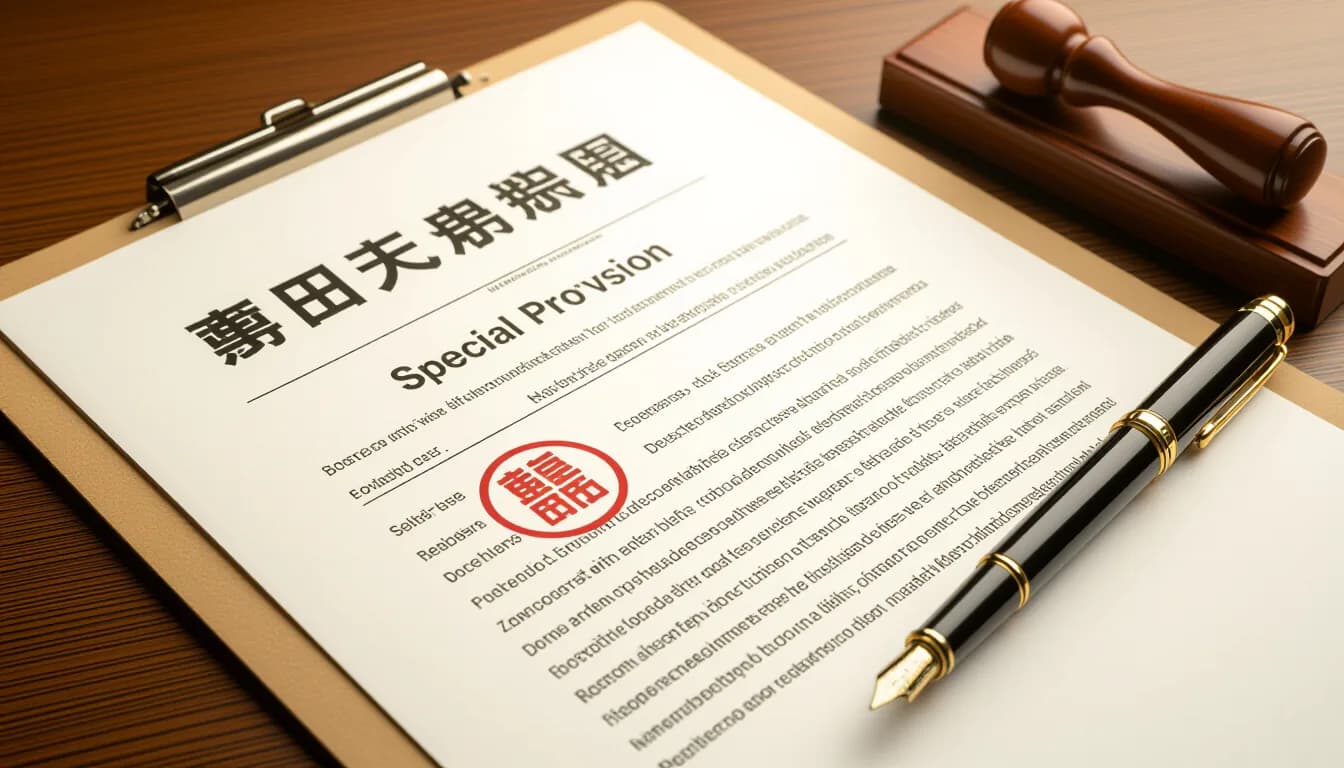 特約条項の読み方と交渉ポイント