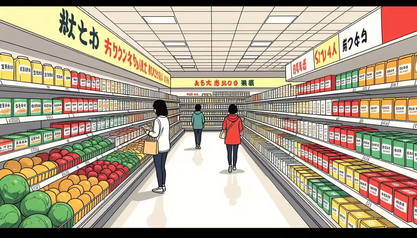 日本のスーパー・食料品店での買い物ガイド