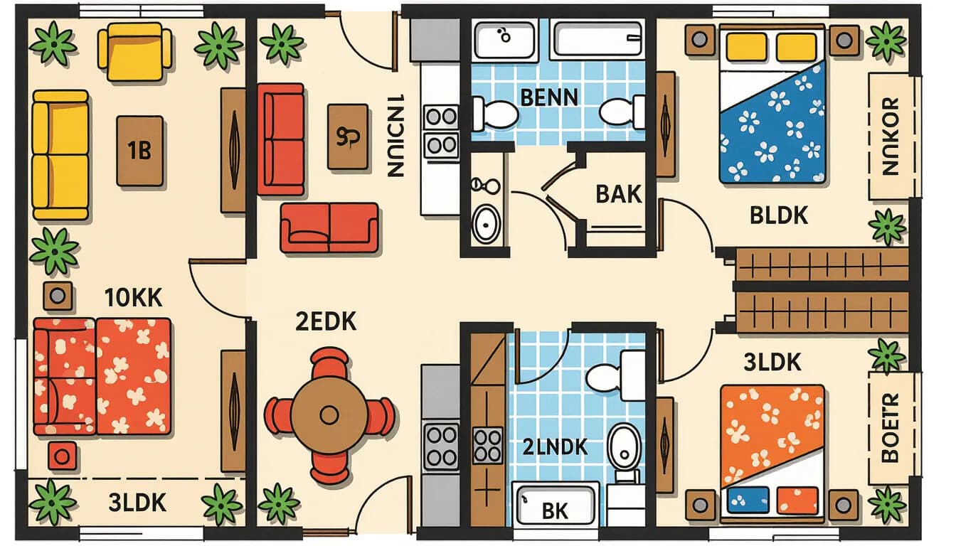 マンションの間取りタイプ別メリット・デメリット