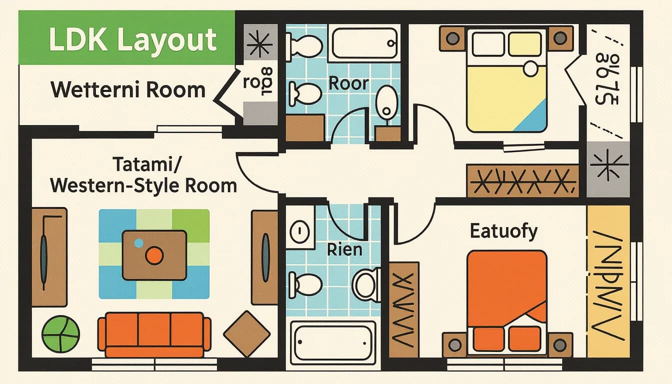 間取りの読み方:LDK・和室・洋室の意味