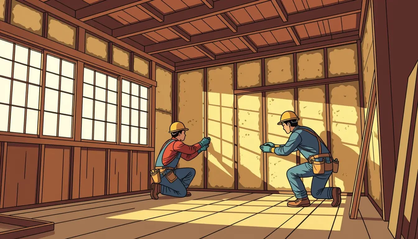 古い物件の断熱リノベーション