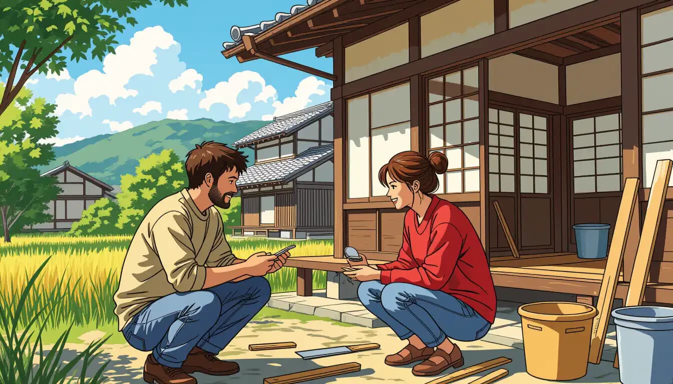 地方移住した外国人の古民家購入体験