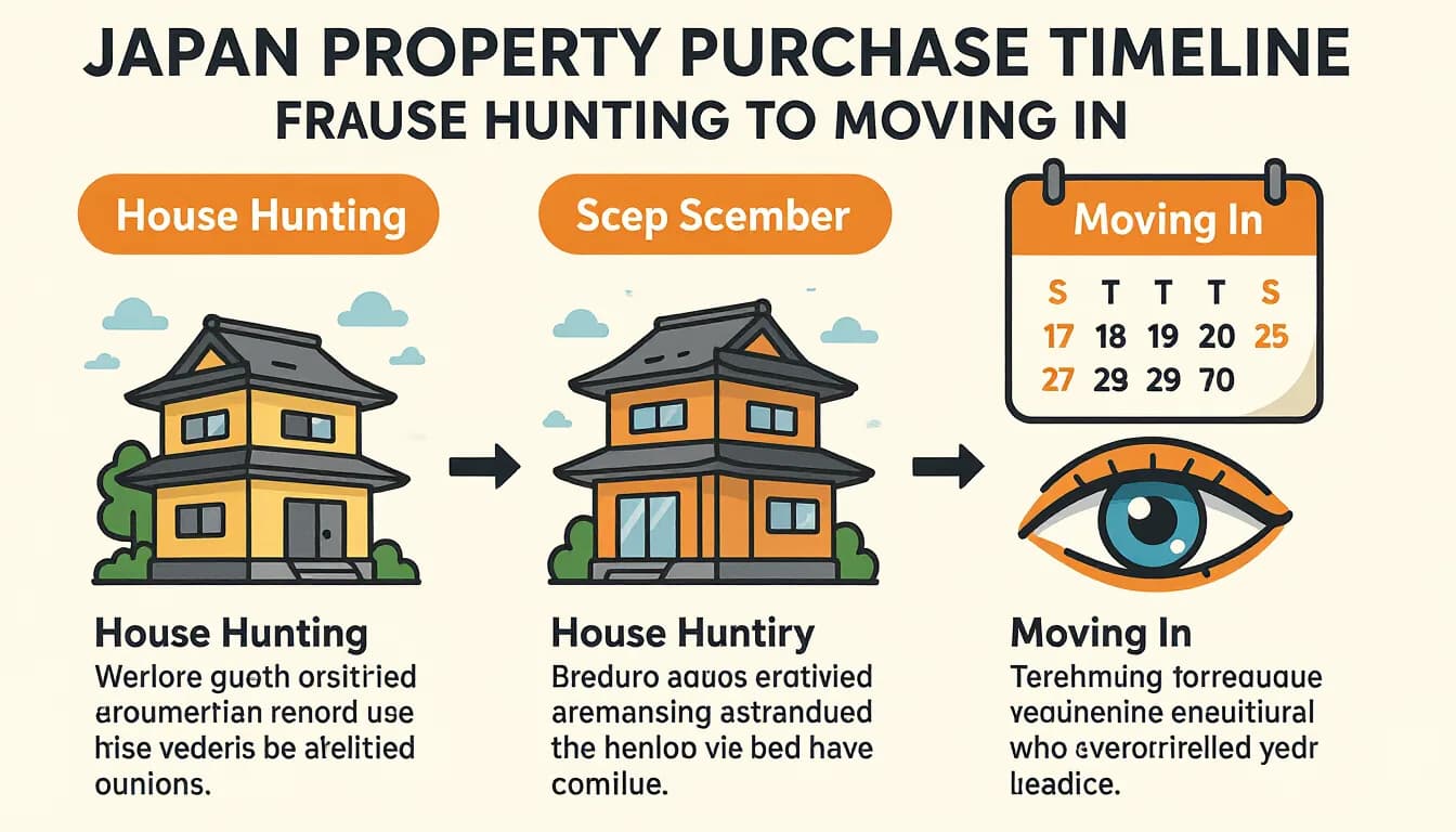 不動産購入のタイムライン:物件探しから入居まで